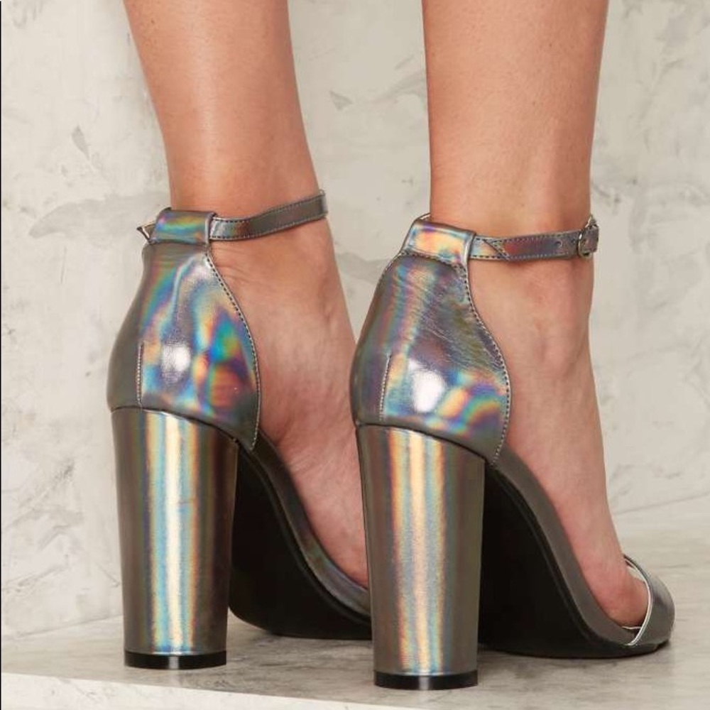 Nasty Gal | Glamorous Standby Rainbow Heel - Picture 3 of 8